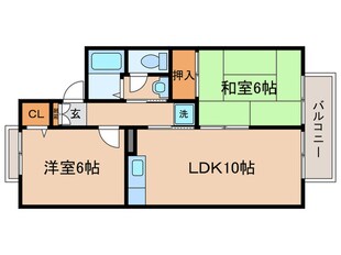 セジュールLake Sideの物件間取画像